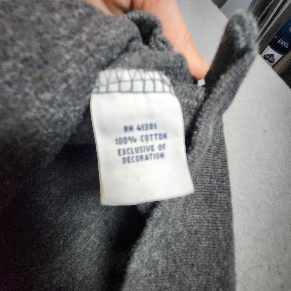 Polo Ralph Lauren Sweater Mens 3XB Charcoal Gray Quarter Zip Estate Rib Pullover - Picture 7 of 11
